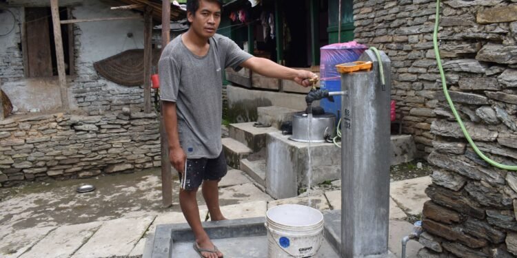 निस्कोटका एक सय २५ घरपरिवारमा खानेपानीको पहुँच