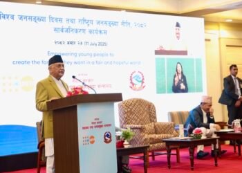 जनसङ्ख्या वृद्धिदर घट्नु मानव अस्तित्वमाथि कै खतरा होः प्रधानमन्त्री
