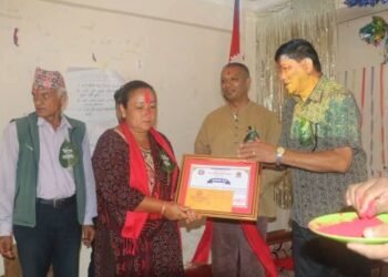 भीरकोटका उत्कृष्ट नौ किसान सम्मानित