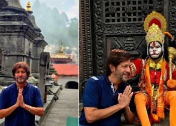 बलिउडका चर्चित अभिनेता चंकी पाण्डेले गरे पशुपतिनाथ मन्दिरको दर्शन
