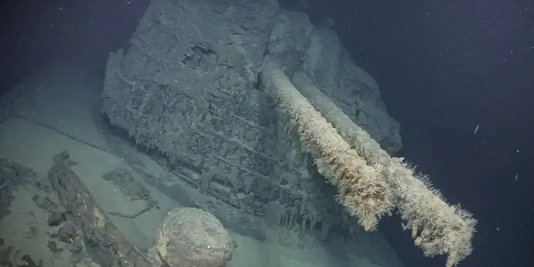 दोस्रो विश्वयुद्धकालीन जापानी जहाज दक्षिण प्रशान्त महासागरमा फेला