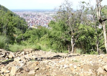 बुटवलवासीलाई पिरोलिरहने ज्योतीनगरको पहिरो