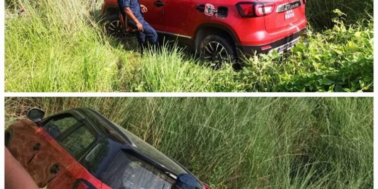 नीजि कारबाट १३३ किलो गाँजा बरामद, झाडीमा गाडी छाडेर भागे चालक