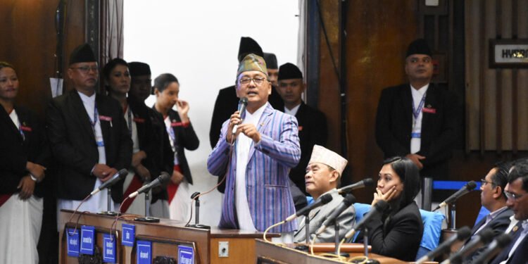 देश लुट्न कांग्रेस–एमालेले टेन्डर पारेझैँ गरेका छन् : अध्यक्ष लिङ्देन