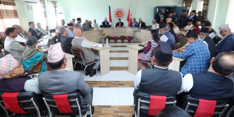 एमाले केन्द्रीय समिति बैठक बस्दै, भण्डारीको राजनीतिक सक्रियता मुख्य एजेन्डा