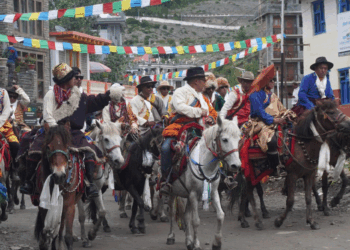हिउँद याम सुरु भएको खुसीयालीमा मुक्ति क्षेत्रमा ‘यार्तुङ’ आरम्भ