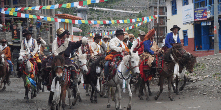 हिउँद याम सुरु भएको खुसीयालीमा मुक्ति क्षेत्रमा ‘यार्तुङ’ आरम्भ