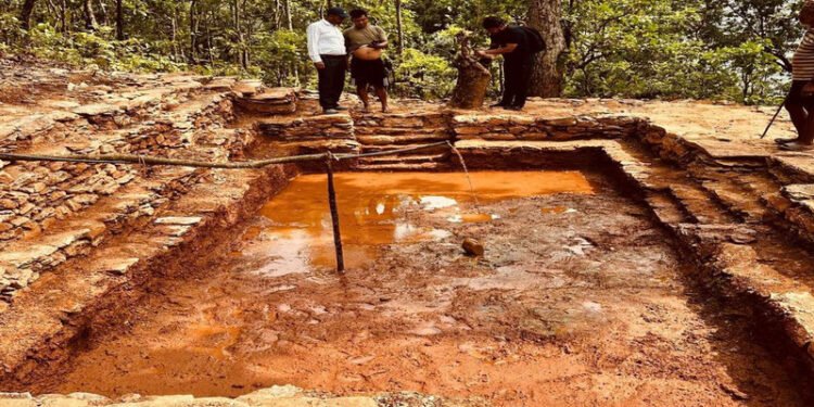 मानव-वन्यजन्तु द्वन्द्व घटाउन वनमा पोखरी निर्माण