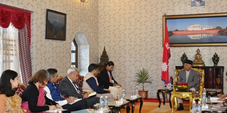 राष्ट्रपति पौडेलसँग विदेशसचिव मिश्रीको शिष्टाचार भेट