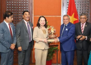 नेपाल चेम्बर अफ कमर्सद्वारा उपराष्ट्रपति सुआनसँग छलफल