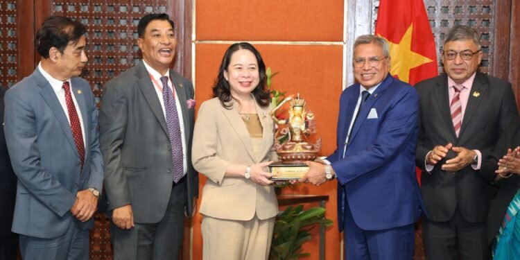 नेपाल चेम्बर अफ कमर्सद्वारा उपराष्ट्रपति सुआनसँग छलफल