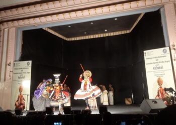 भारतीय स्वतन्त्रता दिवसको पूर्वसन्ध्यामा वीरगञ्जमा ‘कथाकली’ नृत्य