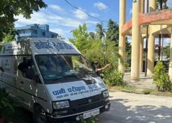 पर्साका हैजा प्रभावित क्षेत्रमा खानेपानी परीक्षण टोली परिचालन