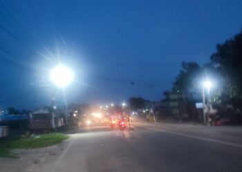 सौर्यबत्तीले झिलीमिली भीमदत्तनगर