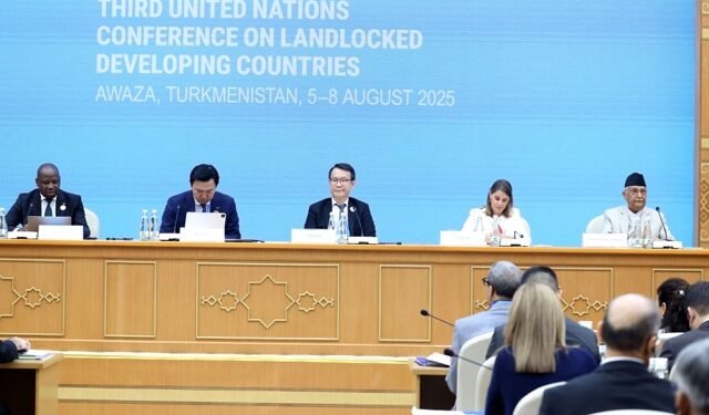 विश्वव्यापी व्यापार प्रणालीमा भूपरिवेष्टित विकासशील राष्ट्रलाई पछाडि पार्न नहुनेमा प्रधानमन्त्रीको जोड