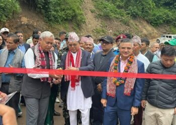 भारत–नेपाल सहकार्यमा इलाममा नयाँ झोलुङ्गे पुल उद्घाटन
