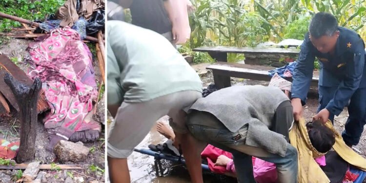 छाउगोठमा सुतेका दुई जनाको मृत्यु , एक घाइते