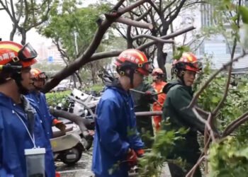 चीनमा आँधीबाट १ लाख भन्दा बढी प्रभावित