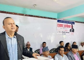 नेपालको सहमतिबिना भूमि प्रयोग गर्न खोज्नु अनुचित : महासचिव पोखरेल