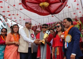 दमौलीमा ‘साम्बा’ सम्मानित