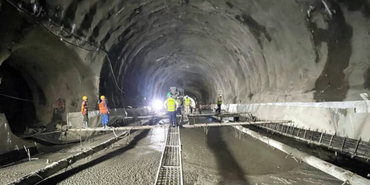 सिद्धबाबा सुरुङमार्गको भौतिक प्रगति करिब ६० प्रतिशत