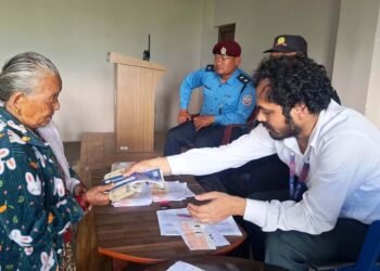 सामाजिक सुरक्षाभत्ता वितरण शिविरबाट ५८२ लाभान्वित