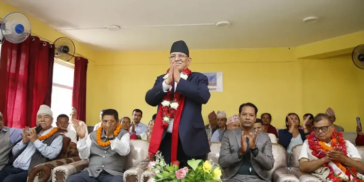 माओवादीको यो अभियान जनताको समस्या सिंहदरबारसम्म पुर्‍याउने अभियान हो- प्रचण्ड