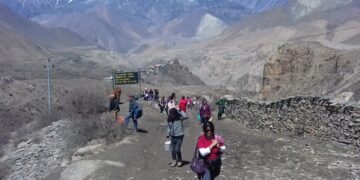 मुस्ताङमा आठ महिनामा एक लाख १६ हजार विदेशी पर्यटक भित्रिए