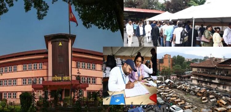 आगजनीपछिको संकटबीच सर्वोच्च अदालतले टेन्टबाट सुरु गर्‍यो सेवा