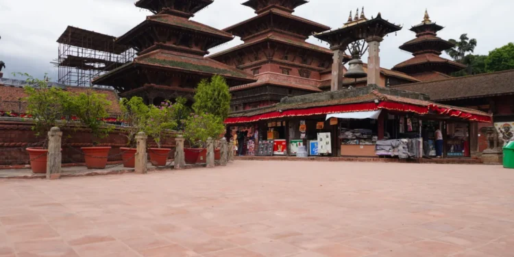 रैथाने इँटा बिछ्याएपछि पाटन दरबार क्षेत्र थप आकर्षक