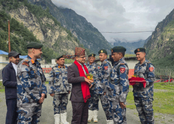 मनाङ सिडिओ पौडेलद्वारा निर्वाचन सुरक्षामा ध्यान दिन निर्देशन