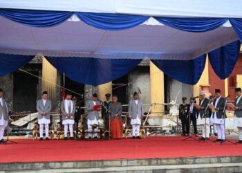 शीतल निवासमा तीन मन्त्रीले लिए शपथ, कार्की मन्त्रिपरिषद् विस्तार