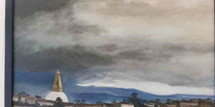 बौद्ध क्षेत्रका पुराना जीवन्त तस्बिरलाई रङमा उतार्दै आना
