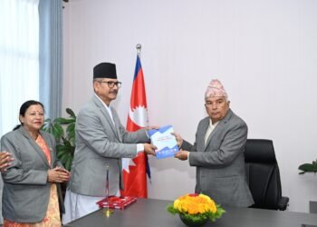 राष्ट्रपति समक्ष दलित अयोगले बुझायो वार्षिक प्रतिवेदन