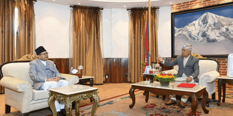 राष्ट्रपति र सभामुखबीच भेटवार्ता