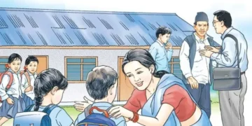 विद्यालय पुग्न दुई घण्टा पैदल