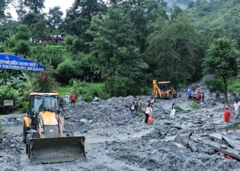 लेतेखोलाको बाढीले भौतिक संरचनामा क्षति