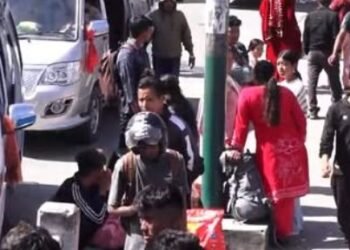 साढे ४४ हजार व्यक्ति काठमाडौँबाट बाहिरिए