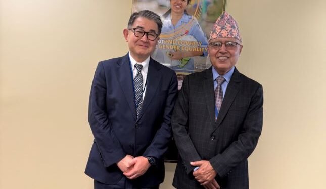 अर्थमन्त्री खनाल र जाइकाका उपाध्यक्षबीच भेट