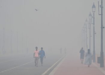 दीपावलीको आतशबाजीपछि नयाँदिल्ली घना र खतरनाक धुवाँले ढाकियो
