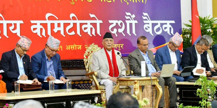 एमाले केन्द्रीय कमिटी बैठक आज पनि जारी