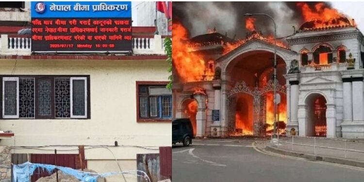 आन्दोलनमा भएको क्षतिको बीमा दाबी करिब २३ अर्ब रुपैयाँ