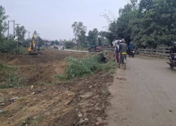 नेपालगञ्ज–गुलरिया सडकमा चार ‘लेन’को पुल निर्माण हुँदै