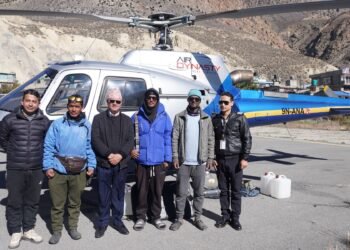 छार्का भेरोलमा अलपत्र परेका दुई पर्यटकको उद्धार