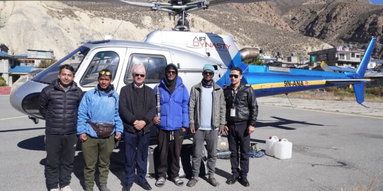 छार्का भेरोलमा अलपत्र परेका दुई पर्यटकको उद्धार