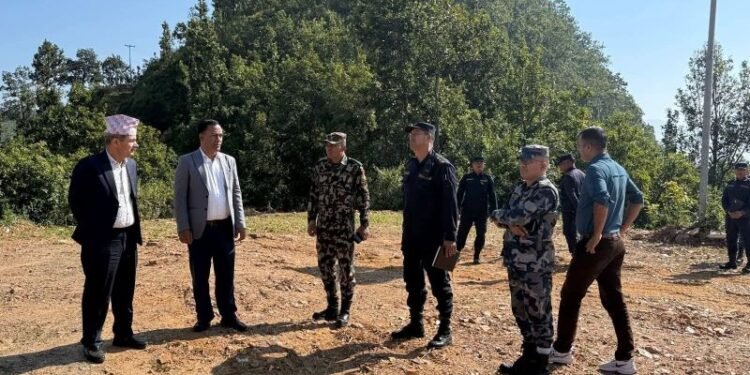 ऋषिङमा दुई मतदान केन्द्र थप गर्न सिफारिस ः प्रजिअ अधिकारीद्वारा स्थलगत अनुगमन