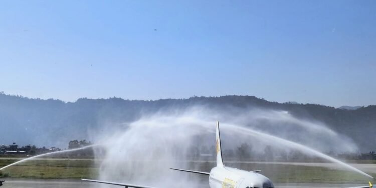 पोखरा अन्तरराष्ट्रिय विमानस्थलबाट भुटानको पारोमा उडान सुरु