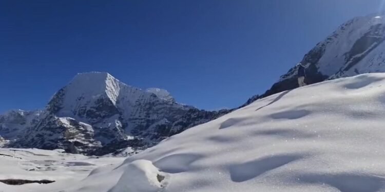 रोल्वालिङमा भीषण हिमपहिरो : ४ जनाको उद्धार, ५ जना अझै बेपत्ता
