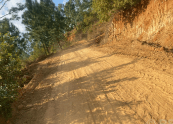 म्याङलुङ–तमोर लुबुघाट सडकखण्ड स्तरोन्नति गरिँदै