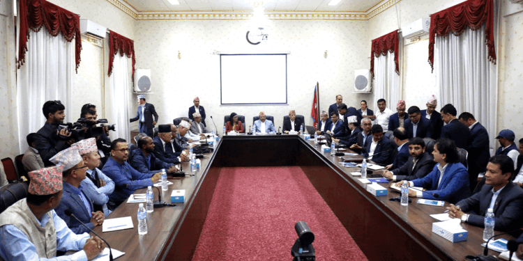 राष्ट्रियसभा सदस्यको निर्वाचनका लागि आयोगद्वारा दलहरूसँग छलफल